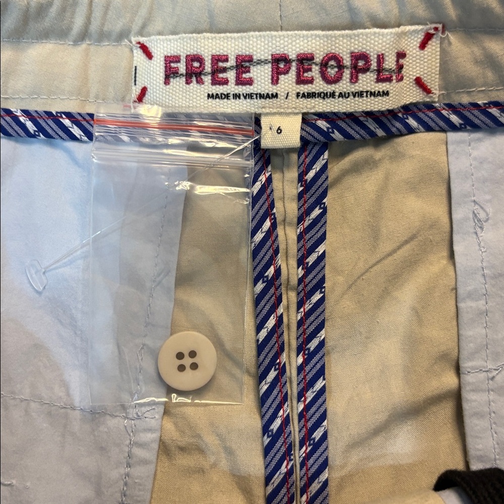 NEW Free People "Perfect Prep" Trouser Shorts size 6 NWOT - Picture 4 of 10